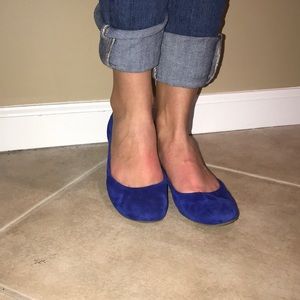 Royal Blue JCrew Flats